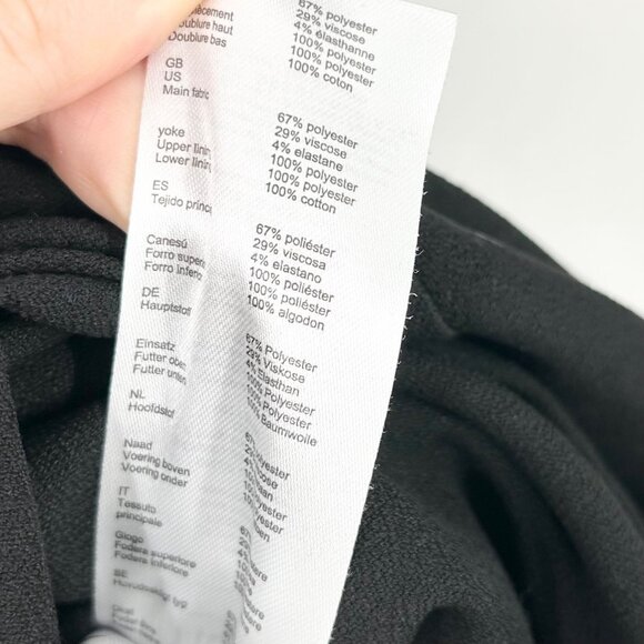 NWT Maje Faux Leather Drape Mini Dress - Picture 9 of 9